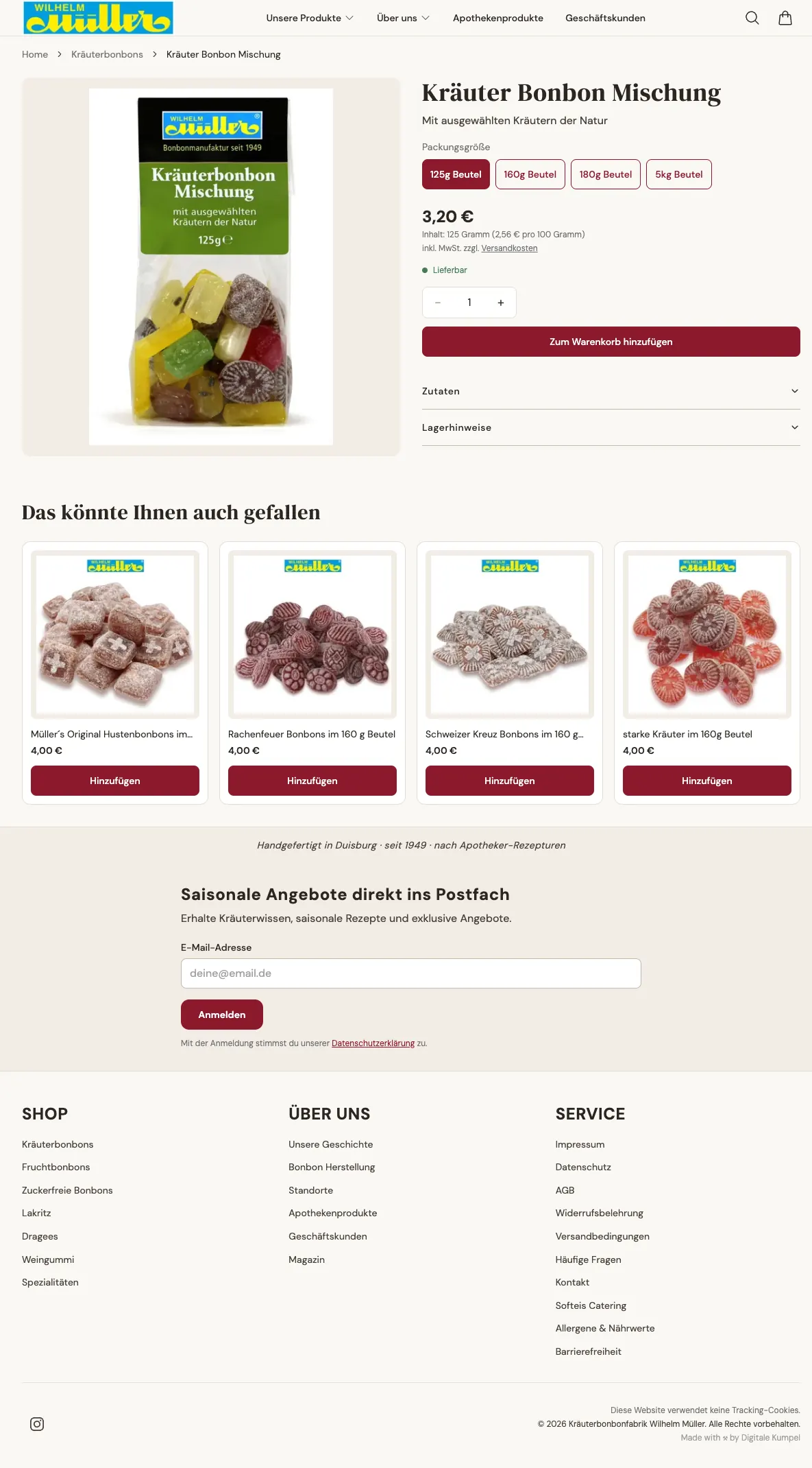 Die Produktdetailseite — mit korrektem Caching für Commerce-Daten